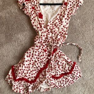 Billabong wrap mini dress